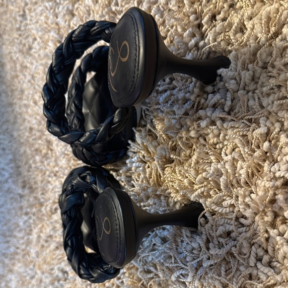 Sam Edelman Black Braided Slide Sandals - Picture 4 of 4